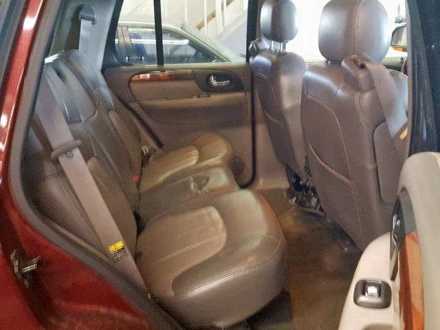 1GKDT13S322211247 - 2002 GMC ENVOY BURGUNDY photo 6