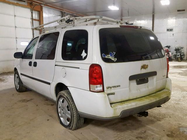1GBDV13W77D218307 - 2007 CHEVROLET UPLANDER I თეთრი ფოტო 3