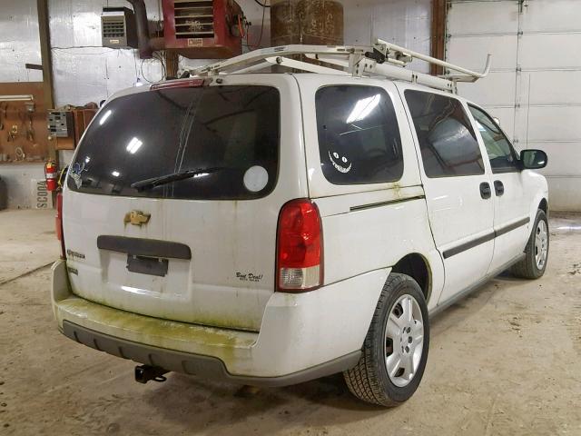 1GBDV13W77D218307 - 2007 CHEVROLET UPLANDER I თეთრი ფოტო 4