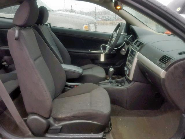 1G1AL18F887198770 - 2008 CHEVROLET COBALT LT BLACK photo 5