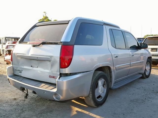 1GKET12P246182241 - 2004 GMC ENVOY XUV SILVER photo 4