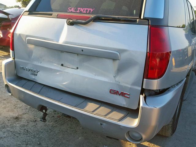 1GKET12P246182241 - 2004 GMC ENVOY XUV SILVER photo 9