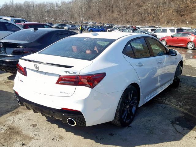 19UUB3F65JA001358 - 2018 ACURA TLX TECH+A თეთრი ფოტო 4