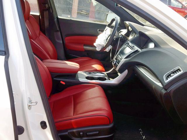 19UUB3F65JA001358 - 2018 ACURA TLX TECH+A თეთრი ფოტო 5