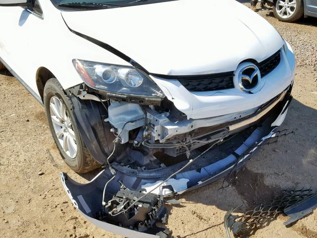 JM3ER2A50B0406100 - 2011 MAZDA CX-7 WHITE photo 9