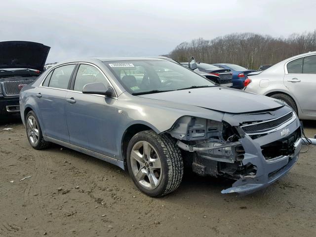 1G1ZH57B684241370 - 2008 CHEVROLET MALIBU 1LT GRAY photo 1