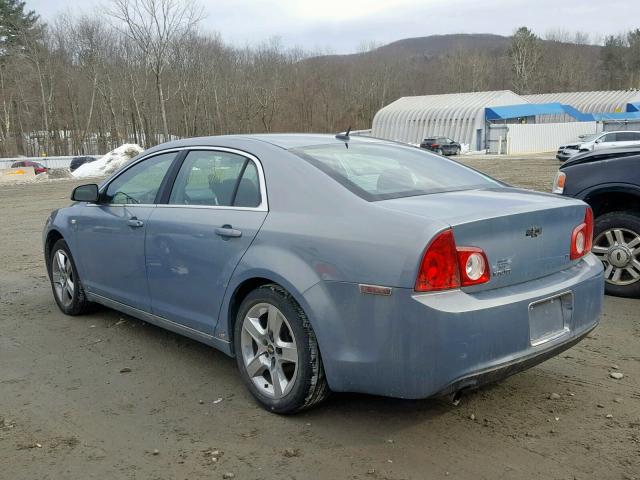 1G1ZH57B684241370 - 2008 CHEVROLET MALIBU 1LT GRAY photo 3