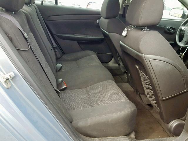 1G1ZH57B684241370 - 2008 CHEVROLET MALIBU 1LT GRAY photo 6