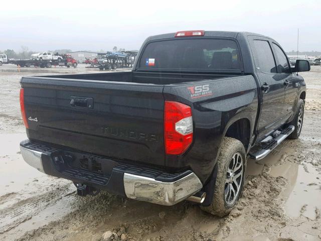 5TFDW5F13JX699338 - 2018 TOYOTA TUNDRA CRE BLACK photo 4