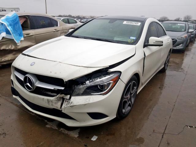 WDDSJ4GB5EN100664 - 2014 MERCEDES-BENZ CLA 250 4MATIC  photo 2