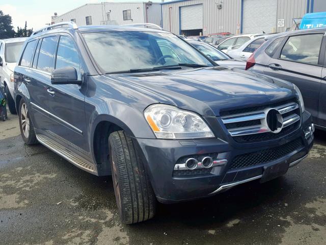 4JGBF7BE2BA652619 - 2011 MERCEDES-BENZ GL 450 4MA GRAY photo 1