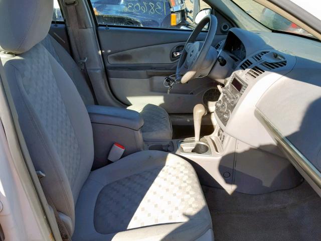 1G1ZT628X5F214737 - 2005 CHEVROLET MALIBU MAX 白色 照片 5