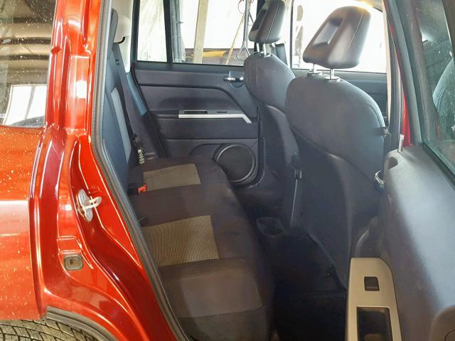 1J8FF47W98D539921 - 2008 JEEP COMPASS SP Қызыл фото 6
