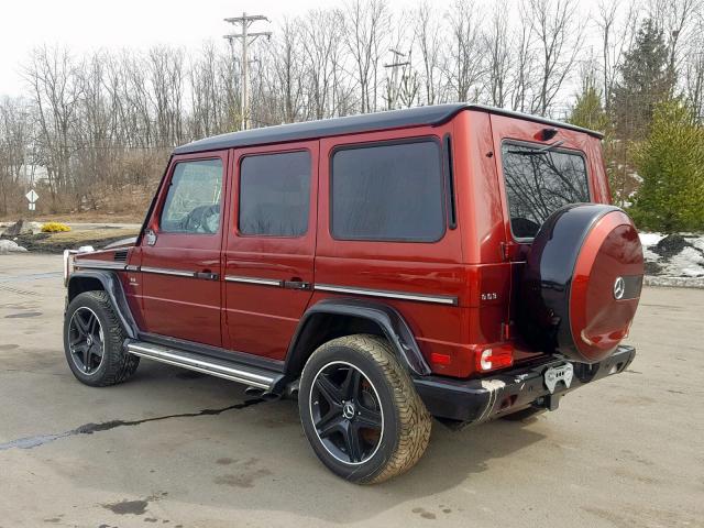 WDCYC7DF4FX241751 - 2015 MERCEDES-BENZ G 63 AMG ORANGE photo 3