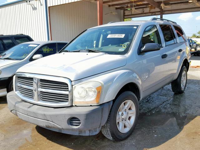 1D4HD38K24F139809 - 2004 DODGE DURANGO ST SILVER photo 2