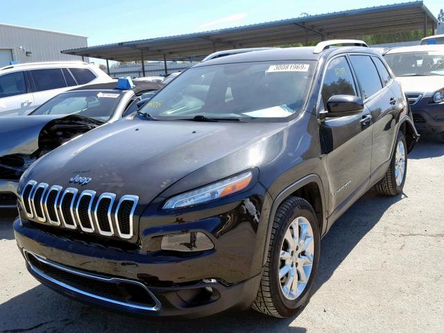 1C4PJMDB2GW357492 - 2016 JEEP CHEROKEE L BLACK photo 2