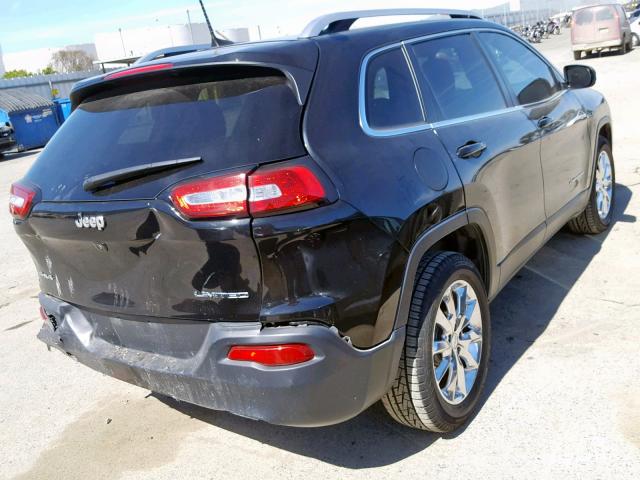 1C4PJMDB2GW357492 - 2016 JEEP CHEROKEE L BLACK photo 4