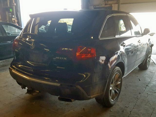 2HNYD2H73BH524868 - 2011 ACURA MDX ADVANC BLACK photo 4