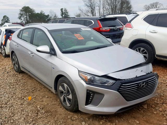 KMHC75LC2HU020973 - 2017 HYUNDAI IONIQ SEL SILVER photo 1