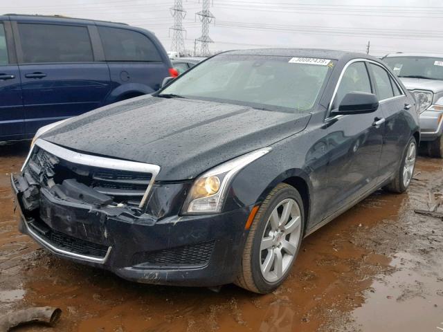 1G6AA5RA9D0135108 - 2013 CADILLAC ATS BLACK photo 2