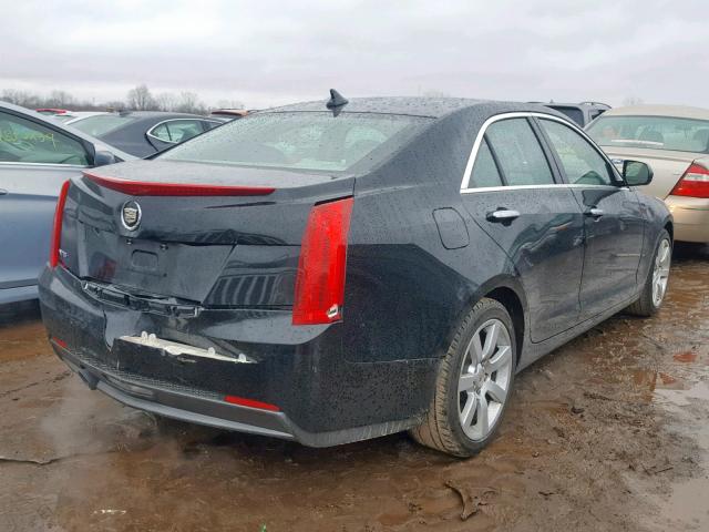 1G6AA5RA9D0135108 - 2013 CADILLAC ATS BLACK photo 4