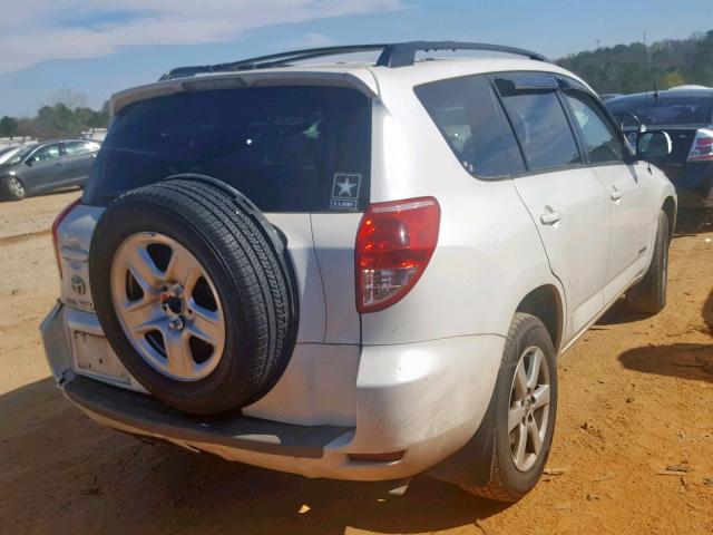 JTMZK31V575006466 - 2007 TOYOTA RAV4 LIMIT WHITE photo 4