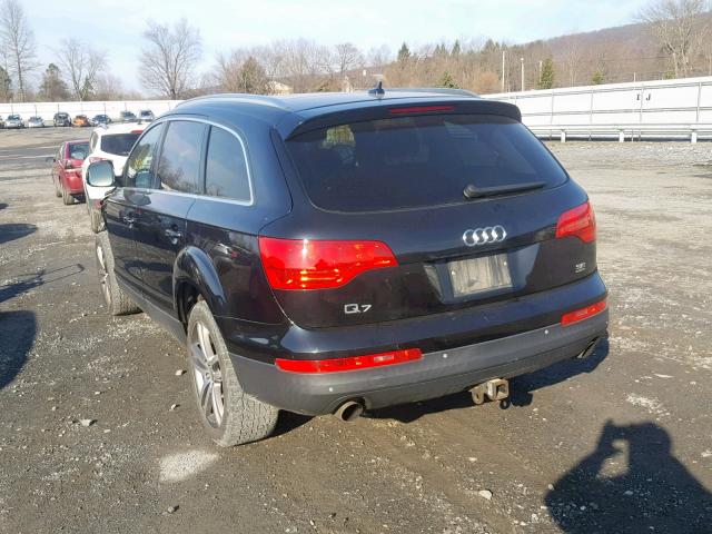 WA1BY74L67D070016 - 2007 AUDI Q7 3.6 QUA BLACK photo 3