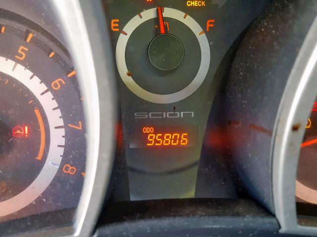 JTKJF5C71D3057751 - 2013 TOYOTA SCION TC შავი ფოტო 8