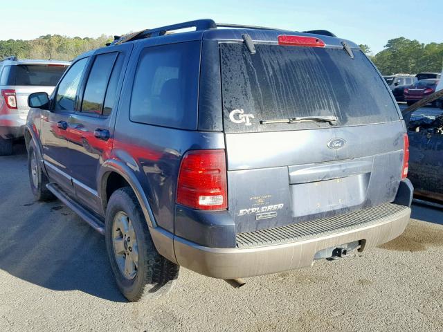 1FMZU64K94ZA13594 - 2004 FORD EXPLORER E BLUE photo 3