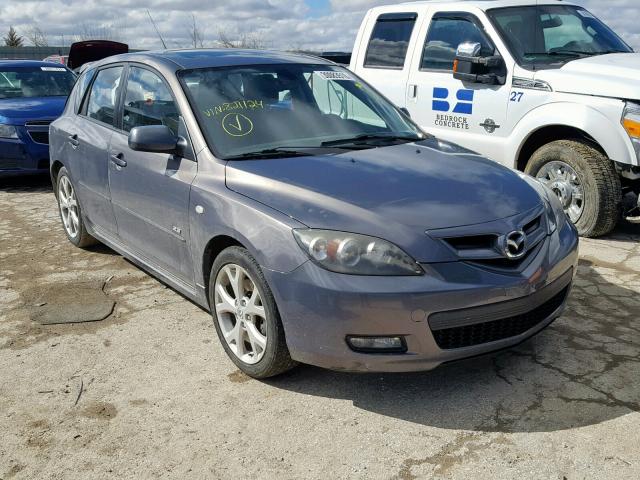 JM1BK343081827124 - 2008 MAZDA 3 HATCHBAC BLUE photo 1