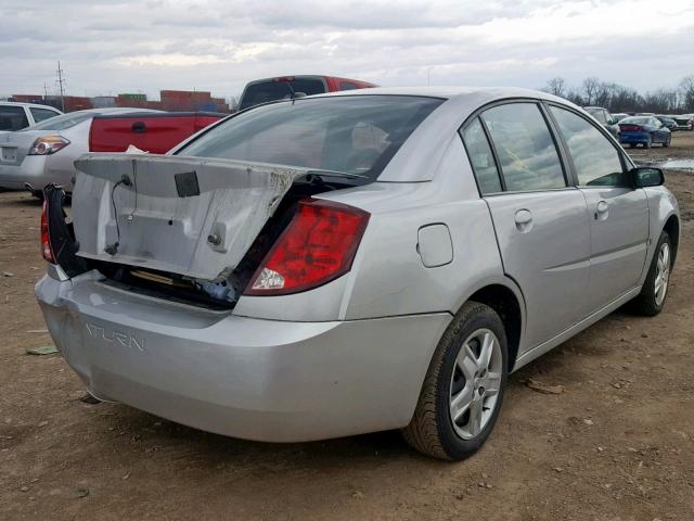 1G8AJ55F36Z200297 - 2006 SATURN ION LEVEL SILVER photo 4
