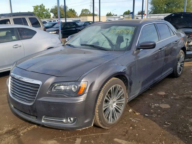 2C3CCABG6EH140744 - 2014 CHRYSLER 300 S CHARCOAL photo 2