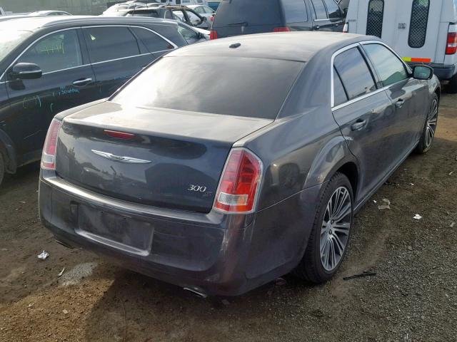 2C3CCABG6EH140744 - 2014 CHRYSLER 300 S CHARCOAL photo 4