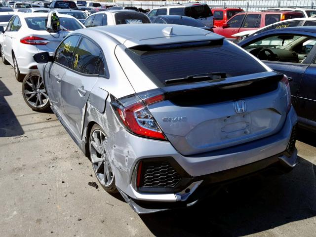 SHHFK7H40JU432030 - 2018 HONDA CIVIC SPOR SILVER photo 3