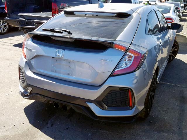 SHHFK7H40JU432030 - 2018 HONDA CIVIC SPOR SILVER photo 4