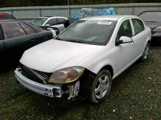 1G1AL58FX87320830 - 2008 CHEVROLET COBALT LT WHITE photo 2