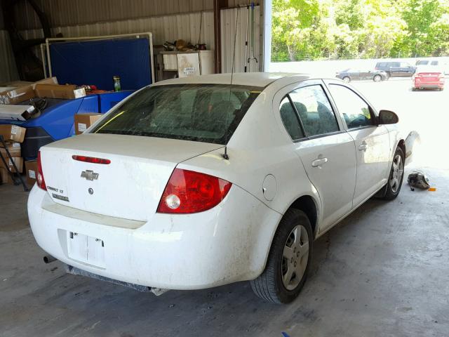 1G1AL58FX87320830 - 2008 CHEVROLET COBALT LT WHITE photo 4