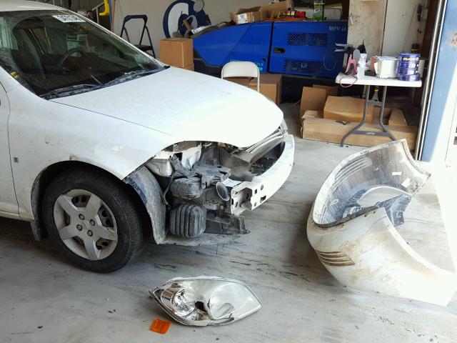 1G1AL58FX87320830 - 2008 CHEVROLET COBALT LT WHITE photo 9