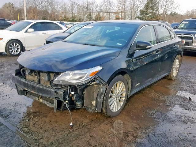 4T1BD1EB1DU003691 - 2013 TOYOTA AVALON HYB BLACK photo 2