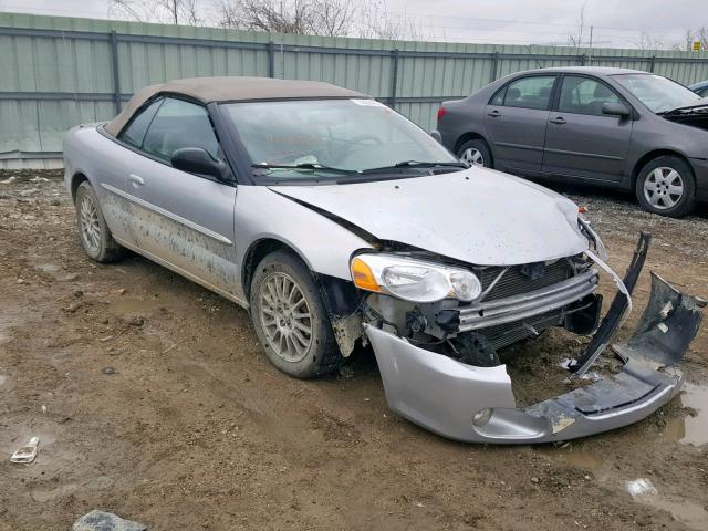 1C3EL55R76N109640 - 2006 CHRYSLER SEBRING TO SILVER photo 1