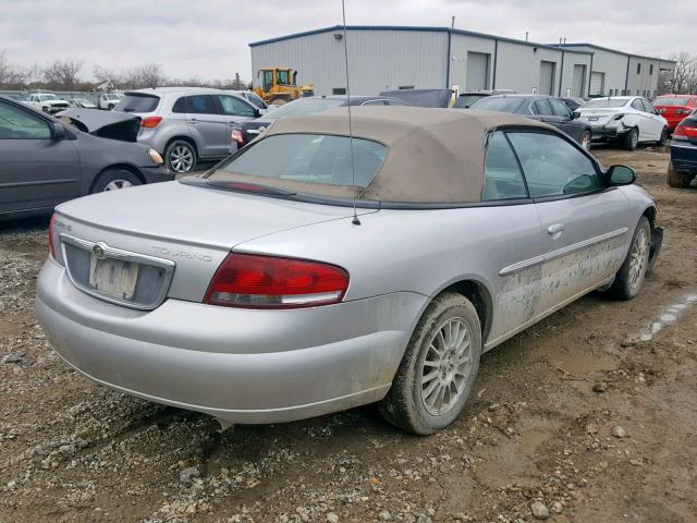 1C3EL55R76N109640 - 2006 CHRYSLER SEBRING TO SILVER photo 4