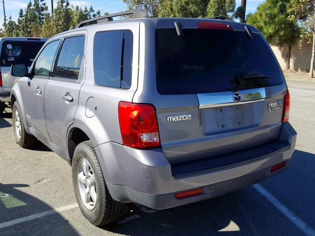 4F2CZ49H28KM12939 - 2008 MAZDA TRIBUTE HY GRAY photo 3