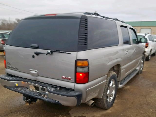 1GKFK66U65J225823 - 2005 GMC YUKON XL D SILVER photo 4