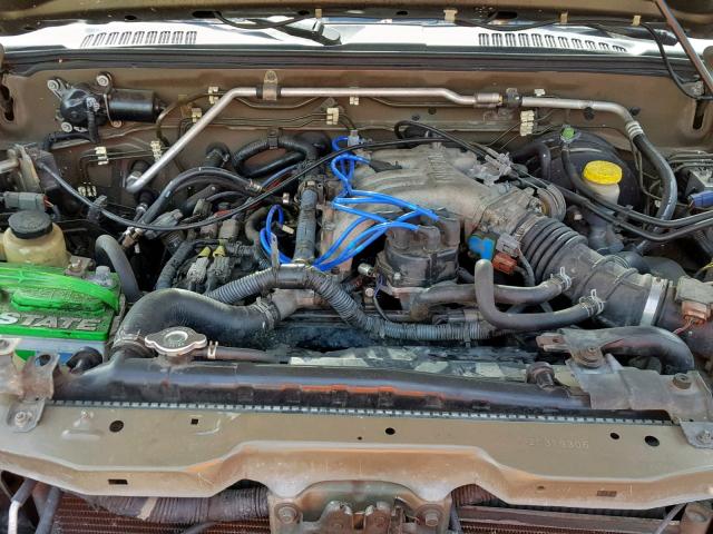 1N6ED27T02C319306 - 2002 NISSAN FRONTIER C GREEN photo 7