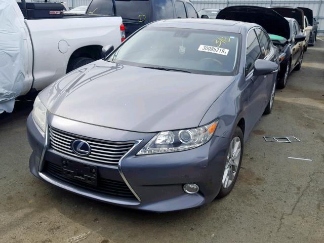 JTHBW1GG9D2007974 - 2013 LEXUS ES 300H GRAY photo 2