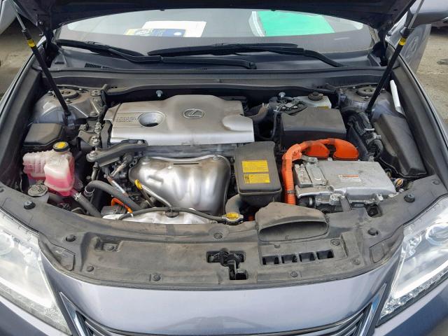 JTHBW1GG9D2007974 - 2013 LEXUS ES 300H GRAY photo 7