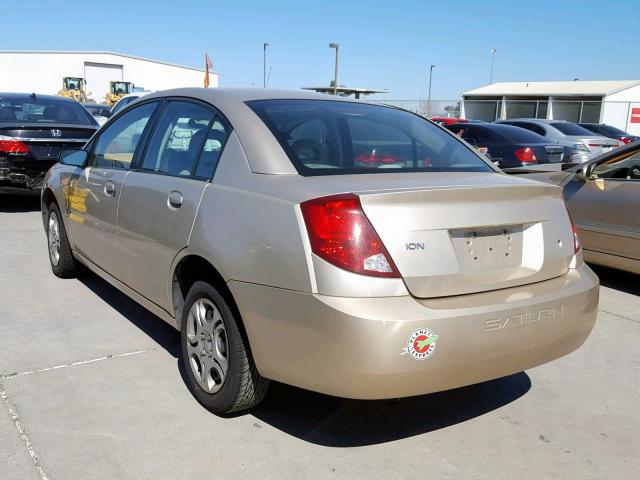 1G8AJ52F45Z167510 - 2005 SATURN ION LEVEL GOLD photo 3