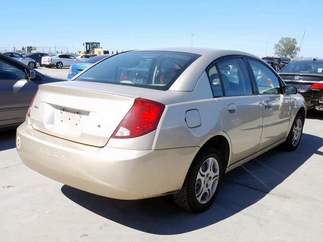 1G8AJ52F45Z167510 - 2005 SATURN ION LEVEL GOLD photo 4