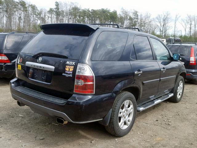 2HNYD18845H505527 - 2005 ACURA MDX TOURIN BLACK photo 4