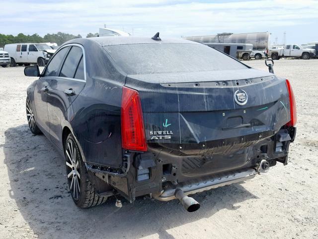 1G6AA5RA6E0181030 - 2014 CADILLAC ATS BLACK photo 3